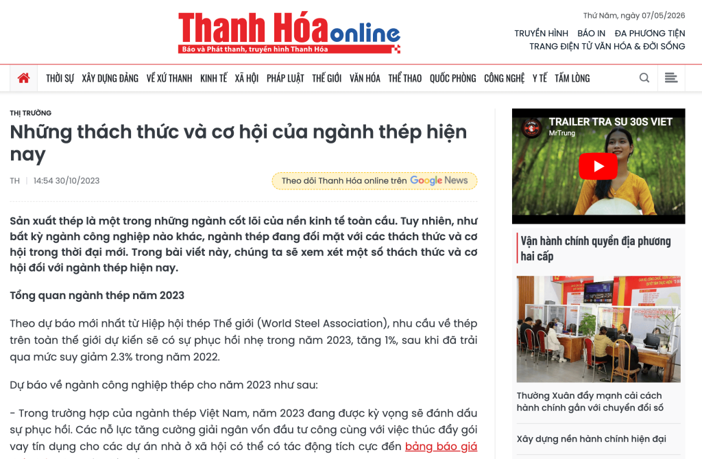 Báo Thanh Hoá